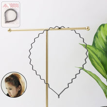 Premium Metal Zigzag Hair Bands for Men & Women (6 Pc)