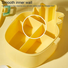 Kids Lunch Box Cute Pineapple Shaped Bento Box with Fork Spoon  Office Lunch Box (1 Pc )