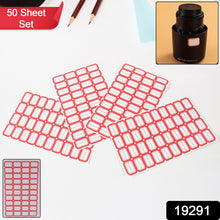 Self Adhesive Label Sheets