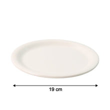 Plastic Round Dinner / Serving Plate – 19 cm (1 Pc)