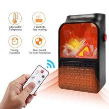 Portable Electric Fireplace lamp LED Flame Heater (1000w / 1 Pc)