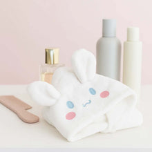 Cute Cartoon Hooded Hair Drying Towel Cap (1 Pc)